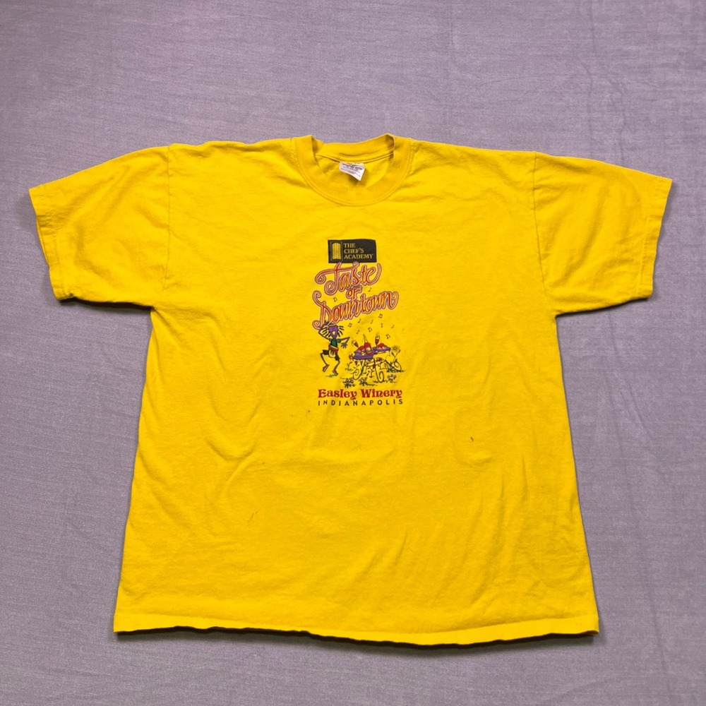 Jerzees Taste of Downtown‎ Easley Winery Indianapolis Graphic T Shirt Mens XL